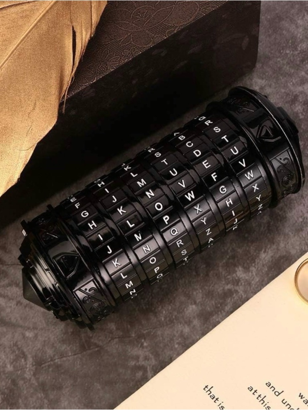 Da Vinci Code Mini Cryptex Lock Puzzle